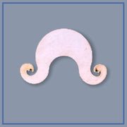 Copper Mustache Stamping Blanks