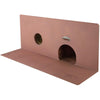 Through Wall Parapet Roof Drain with Overflow - Copper