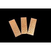 Hammered Copper Blank Strip 3 Pack Stamping Blanks