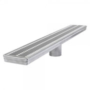 Marine Grade 316 Stainless Steel Linear Shower Drain - Trench and Grate Only