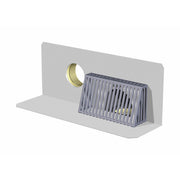 PVC Clad Stainless Steel Inside Wall Parapet Roof Drain with Overflow 1