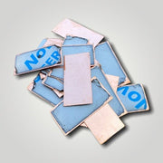 Rectangular Copper Stamping Blanks 2x 1 - 15 Pack