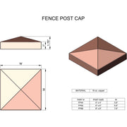 Stainless Steel Fence Post Cap - Decor - Copperlab
