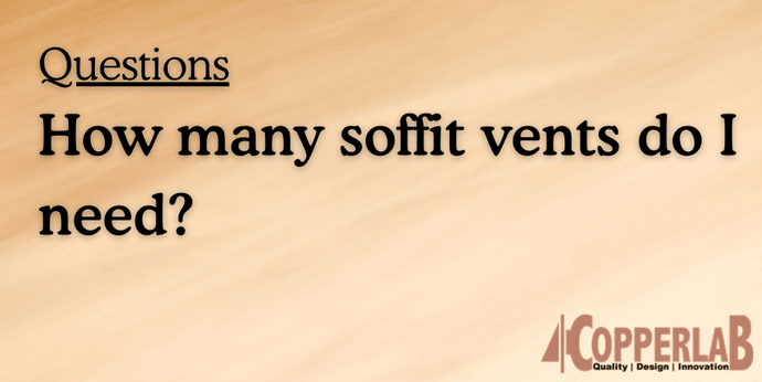 How many soffit vents do I need?
