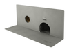 Stainless Steel Through Wall Parapet Drain with Overflow - Parapet Drains