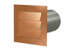 Louvered Dryer Vent - Copper - Low Profile