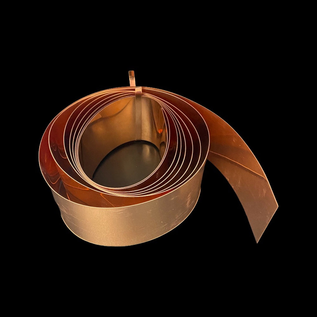Raw Copper Flashing Strip, 10"x2.75" | Copperlab