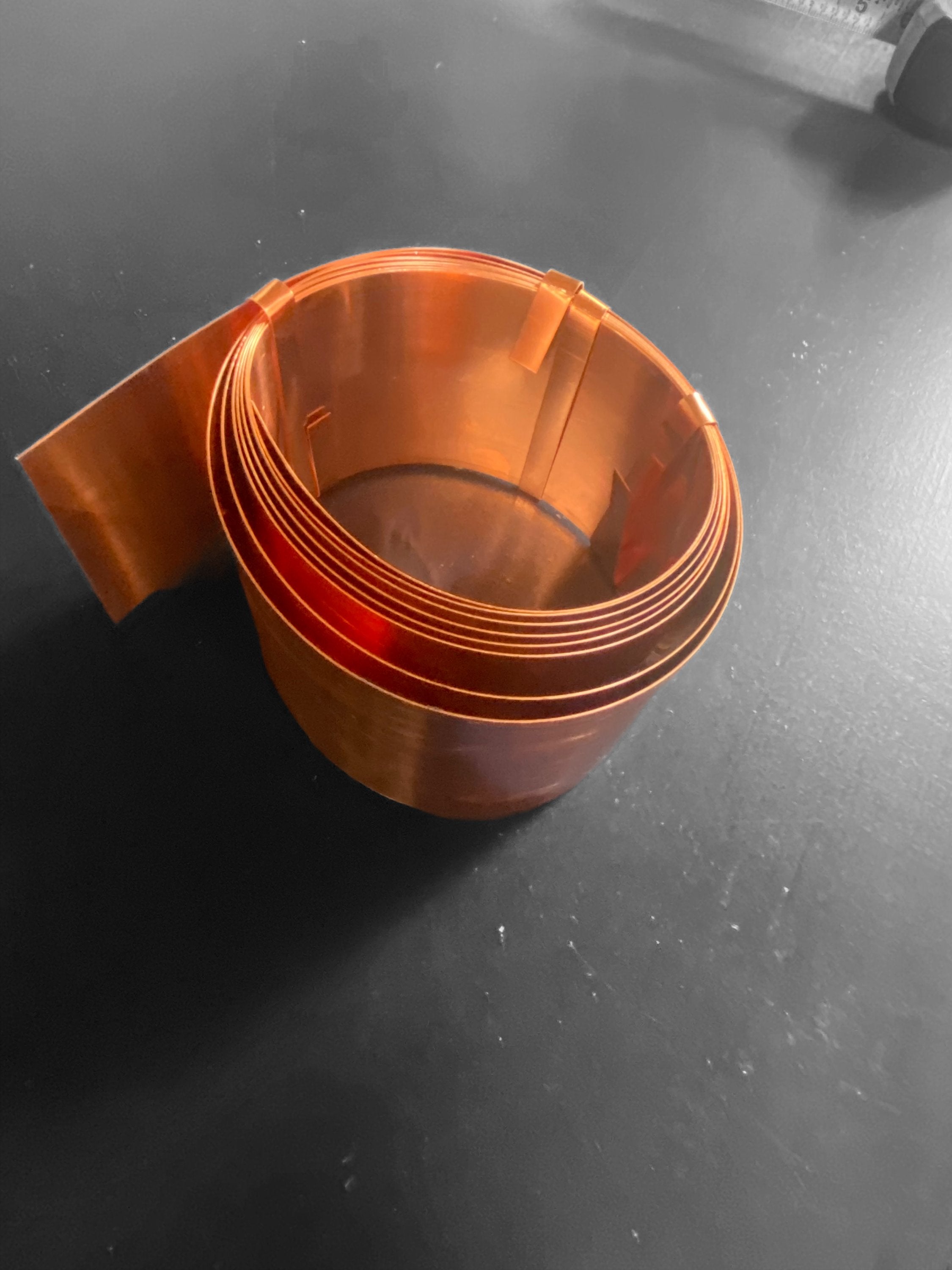 Raw Copper Flashing Strip, 10x3.25