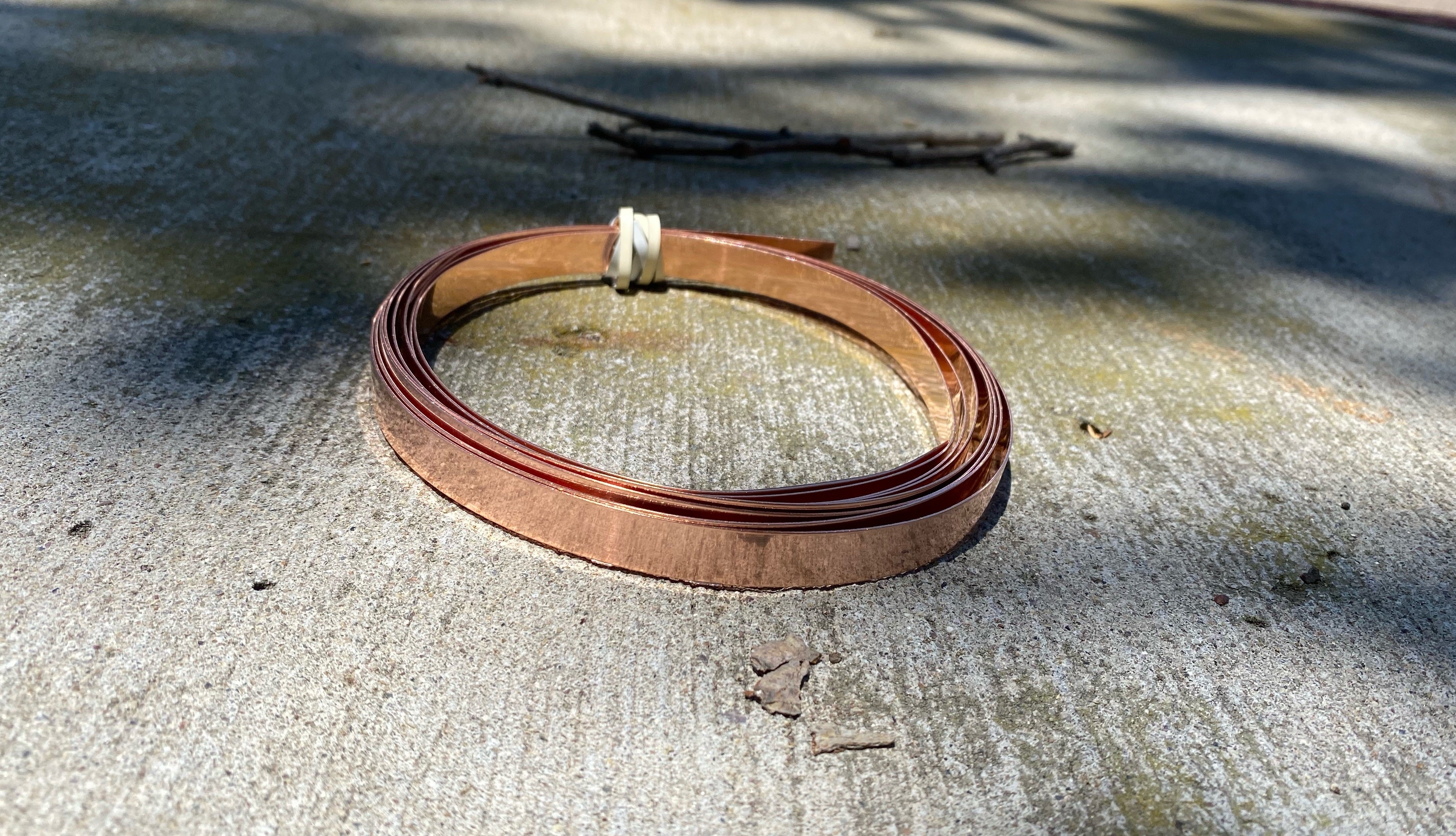 Copper Lab Raw Copper Flashing Strip, 1
