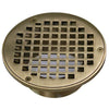 Round 6inch Adjustable Grate with 3.5" Diameter Thread Pattern
