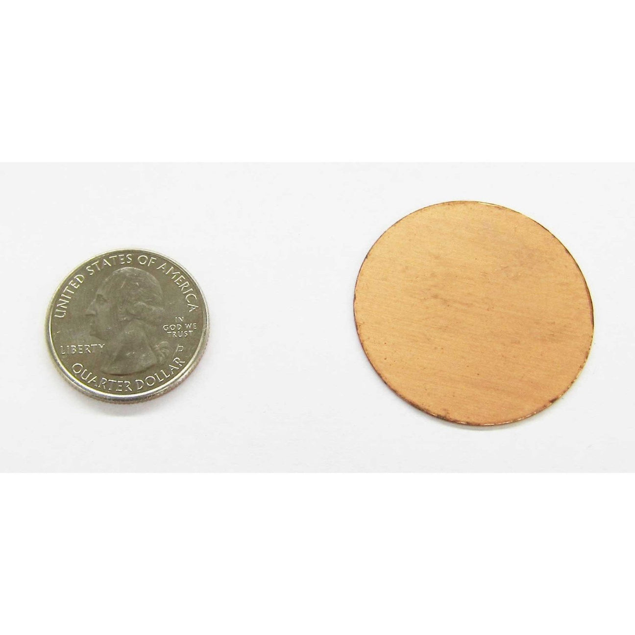 Copper Round Blanks, 1.5