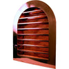 Tombstone Louvered Gable Wall Vent - 16oz Copper