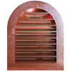 Hammered Copper Tombstone Louvered Gable Wall Vent 1