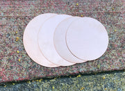 Large Circular Copper Stamping Blanks - 8 Pack