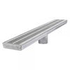 Marine Grade 316 Stainless Steel Linear Shower Drain - Trench and Grate Only