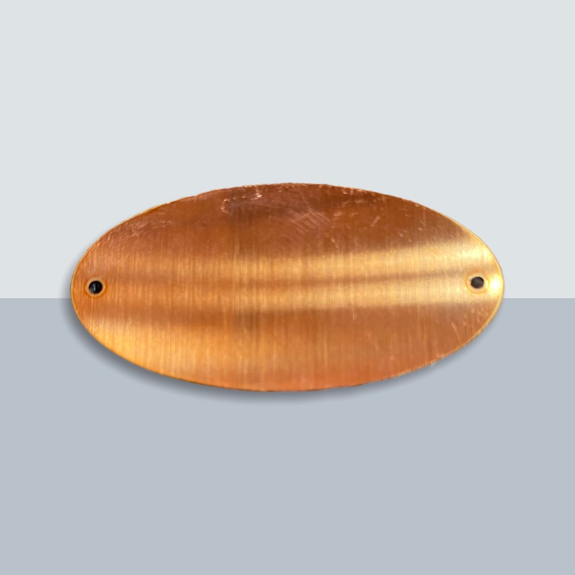 Oval Copper Connector Links with 2 Holes | Copperlab