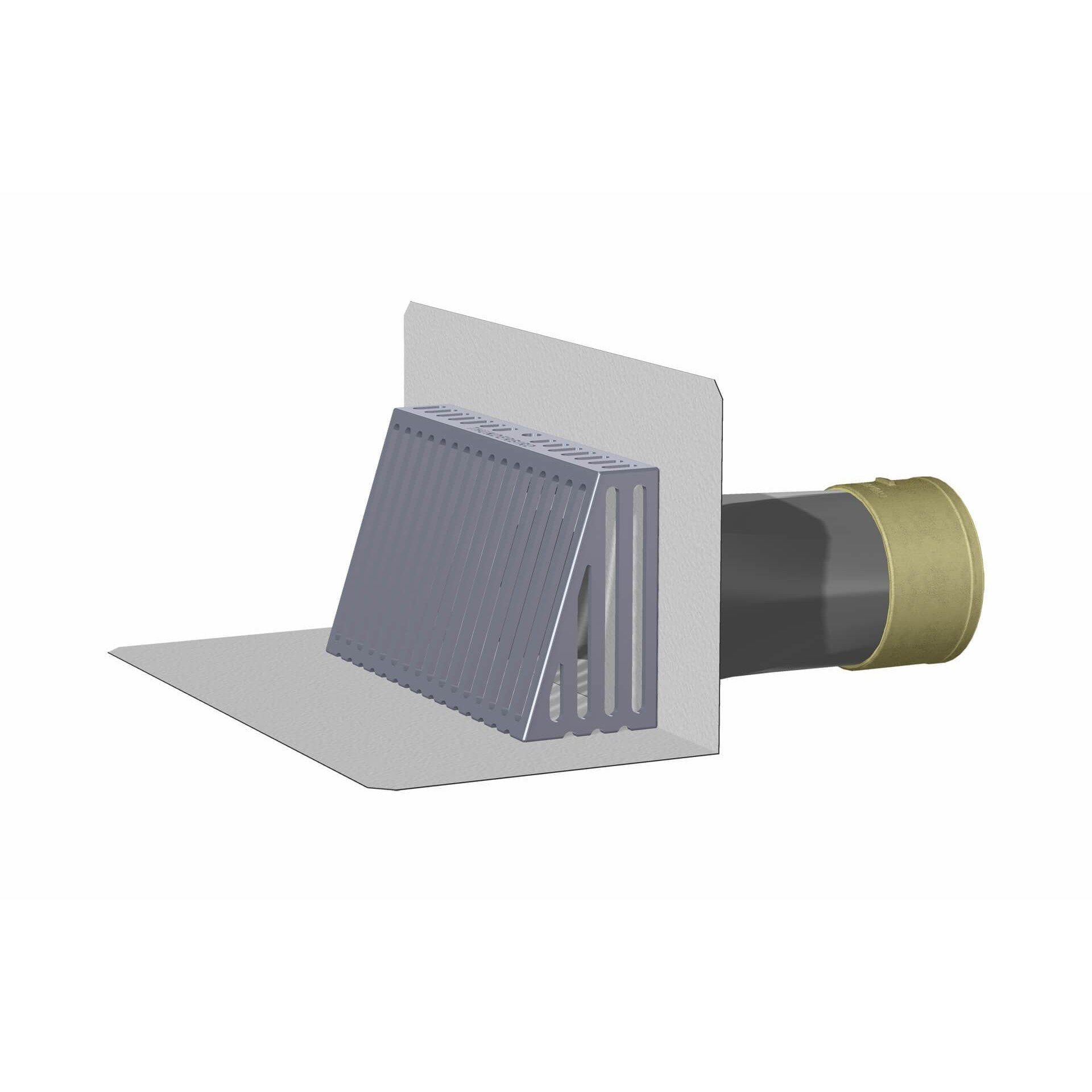 PVC Through Wall Parapet Roof Drain Copperlab