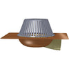 Side Outlet Roof Drain - Copper