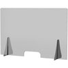 Sneeze Guard - 3-16" Plexiglass with Cutout and Legs - Accessories - Copperlab